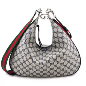Luxury GUCCI Attache medium shoulder bag Beige, Blue Handbag Reps