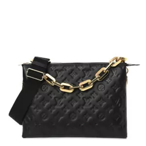 Luxury Louis Vuitton Coussin BB Black Reps