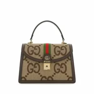 Luxury GUCCIOphidia GG Small Top Handle Bag Beige, Camel Brown Reps