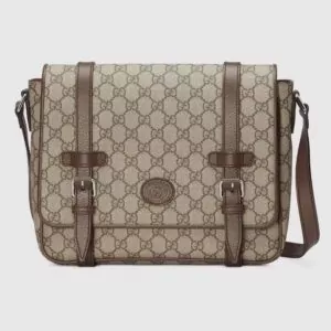 Luxury Gucci GG Messenger bag Beige Reps