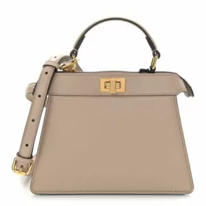 Luxury Fendi Peekaboo ISeeU Petite Brown Reps