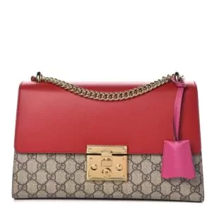 Luxury Gucci Padlock GG shoulder bag Beige, Ebony, Red Reps