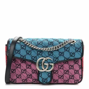 Luxury  Gucci Marmont Multicolor Matelasse Shoulder Bag Multicolor Reps