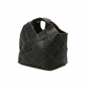 Luxury Loewe Soft Grained Calfskin Woven Basket Bag Reps